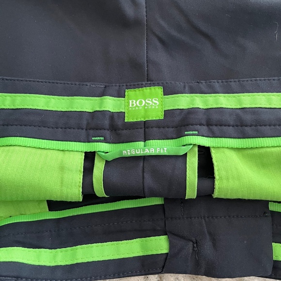 Hugo Boss Green Label Golf Short. Navy. Regular Fit 34 R - Picture 3 of 4